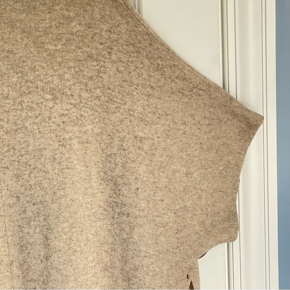 Eileen Fisher Tan Yak Wool Blend Dolman Sleeves Cardigan Sweater - 47151 - Picture 11 of 16
